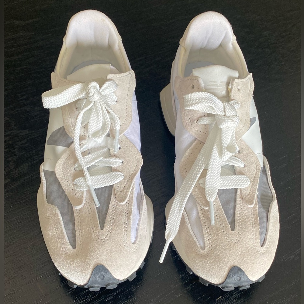New Balance Gray and White Sneakers for Everyday Comfort Size 8.5
